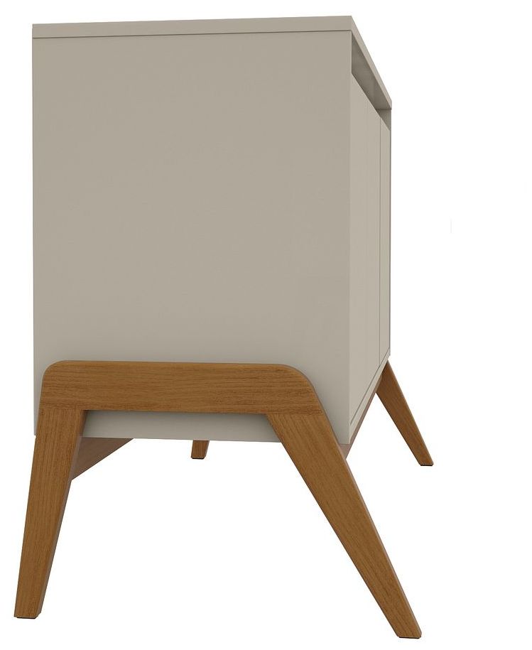 Image 7 Mid-Century Modern Gales 48.50 Sideboard with Solid Wood Legs in Greige more views