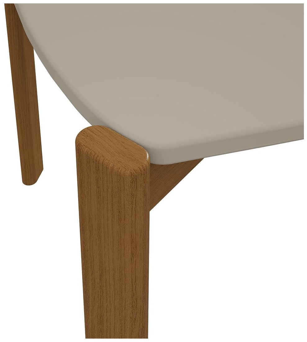 Image 6 Mid Century- Modern Gales 70.87 Dining Table with Solid Wood Legs in Greige more views