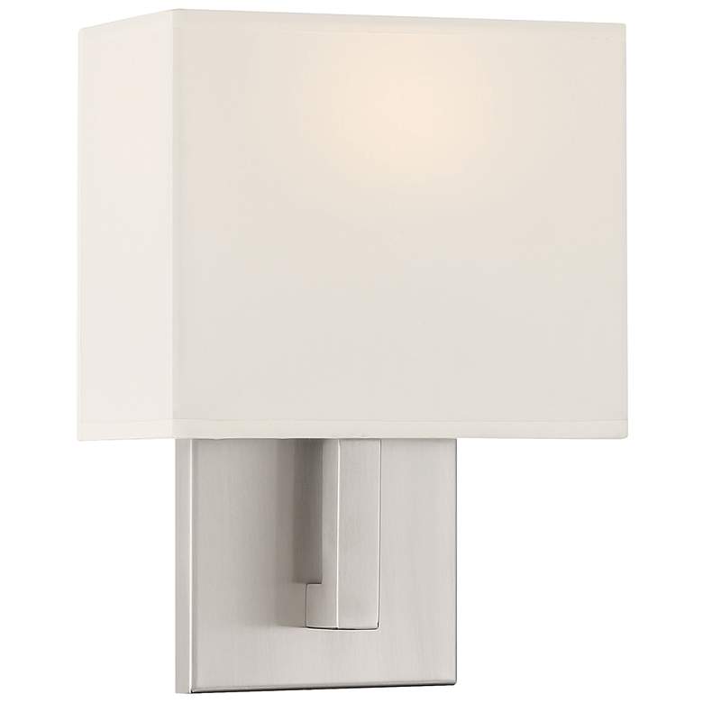 Image 1 Mid Town 1 Light LED Wall Sconce - Brushed Steel