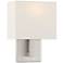 Mid Town 10 3/4" High Brushed Steel LED Wall Sconce