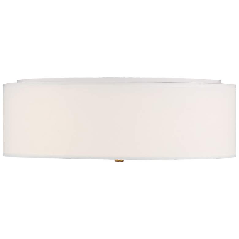 Image 4 Mid Town 18 inch LED Flush Mount - Antique Brushed Brass more views
