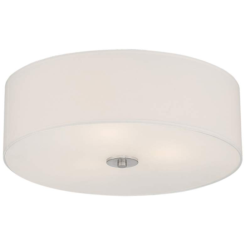 Image 5 Mid Town 18 inch LED Flush Mount - Antique Brushed Brass more views