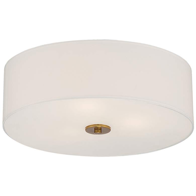 Image 5 Mid Town 18" LED Flush Mount - Brushed Steel more views