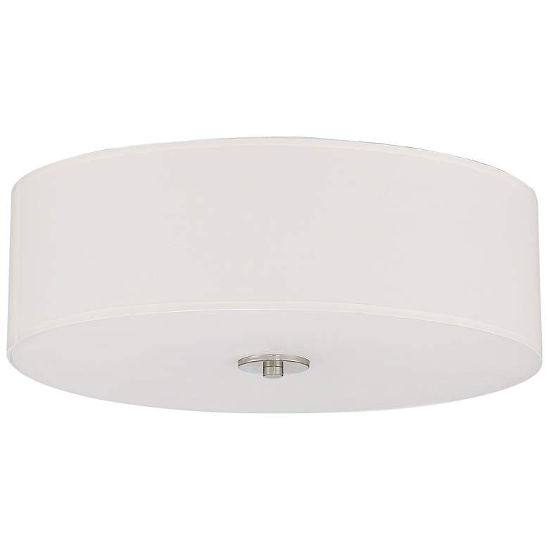 Image 6 Mid Town 18" LED Flush Mount - Brushed Steel more views