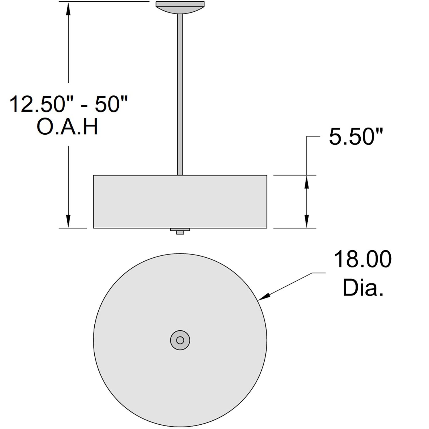 Image 7 Mid Town 18" LED Pendant or Semi-Flush - Antique Brushed Brass more views