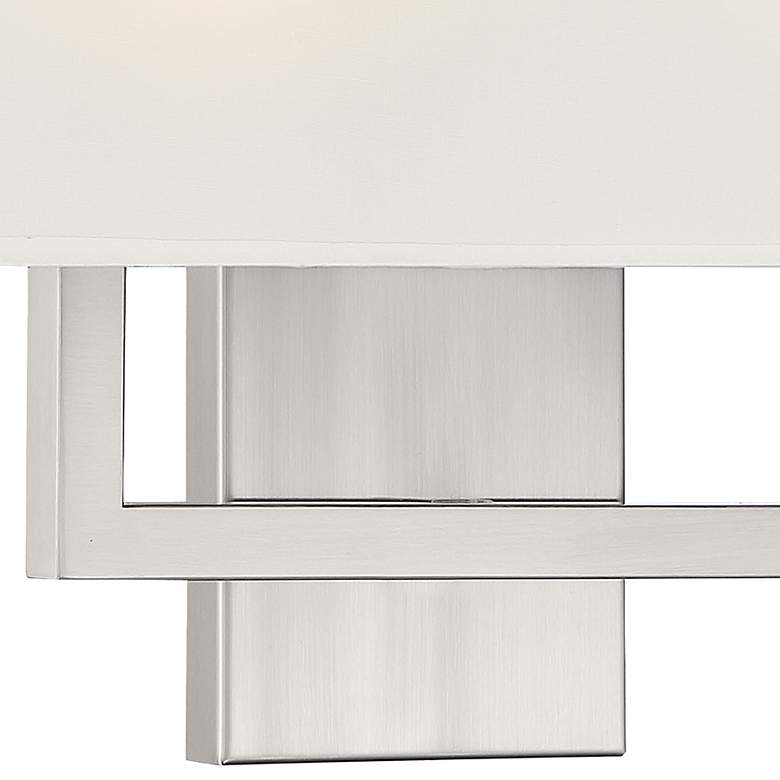 Image 3 Mid Town 2 Light LED Wall Sconce - Brushed Steel more views