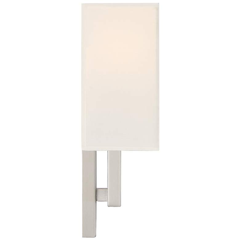 Image 5 Mid Town 2 Light LED Wall Sconce - Brushed Steel more views