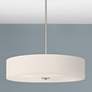 Thumbnail2 of Mid Town 24" Wide Brushed Steel LED Drum Pendant Light
