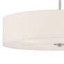 Thumbnail4 of Mid Town 24" Wide Brushed Steel LED Drum Pendant Light more views