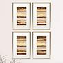 2_Midas 23"H Rectangular 4-Piece Giclee Framed Wall Art Set