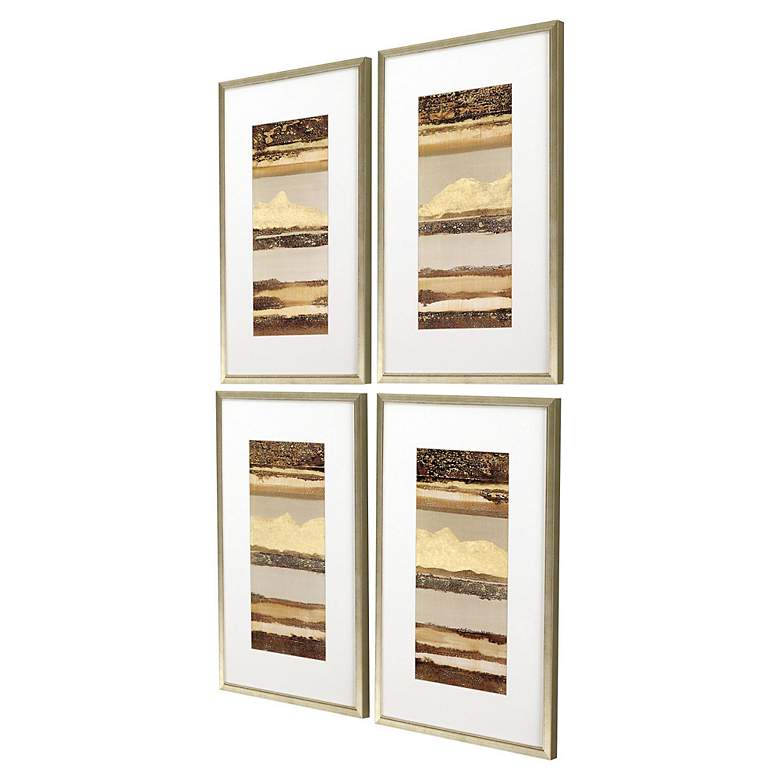 Image 5 Midas 23"H Rectangular 4-Piece Giclee Framed Wall Art Set more views