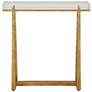 Midas 24" Gold Accent Table