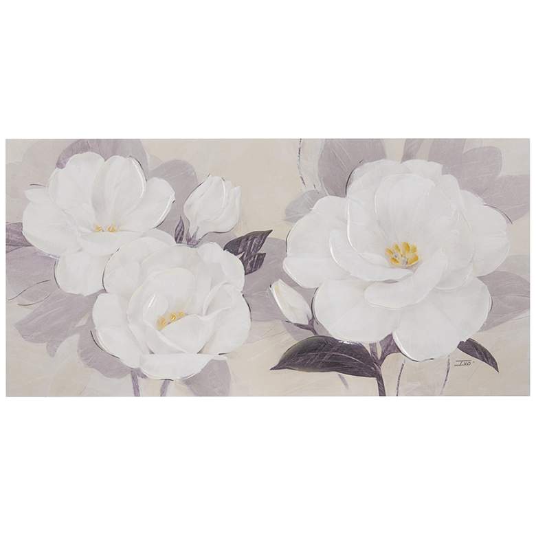 Image 1 Midday Bloom Florals 39" Wide Canvas Wall Art