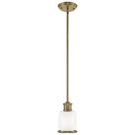 Image1 of Middlebush 1 Light Antique Brass Mini Pendant
