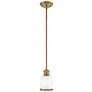 1_Middlebush 1 Light Antique Brass Mini Pendant