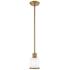 Middlebush 1 Light Antique Brass Mini Pendant