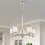 2_Middlebush 25" Wide Polished Nickel 5-Light Chandelier