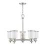 4_Middlebush 25" Wide Polished Nickel 5-Light Chandelier more views