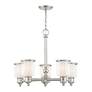 5_Middlebush 25" Wide Polished Nickel 5-Light Chandelier more views