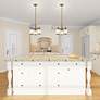 7_Middlebush 3 Light Antique Brass Convertible Mini Chandelier/Ceiling Mount more views