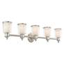 7_Middlebush 45 1/2" Wide Brushed Nickel 5-Light Bath Light more views