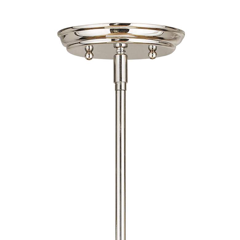 Image 3 Middlebush 5 1/2" Wide Polished Nickel Mini Pendant more views