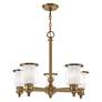 Thumbnail4 of Middlebush 5 Light Antique Brass Chandelier more views