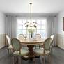 6_Middlebush 5 Light Antique Brass Chandelier more views