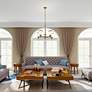 7_Middlebush 5 Light Antique Brass Chandelier more views