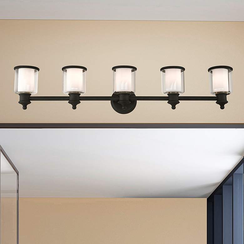 Image 1 Middlebush 5 Light Black Bath Vanity