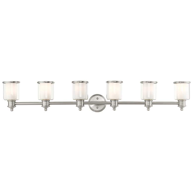 Image 1 Middlebush 6 Light Brushed Nickel Vanity Sconce