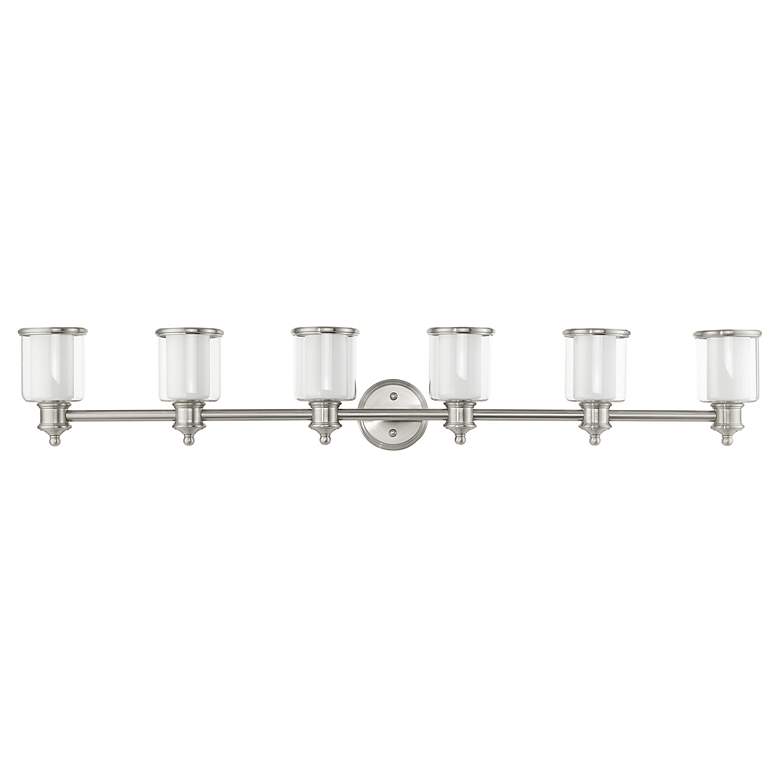 Image 2 Middlebush 6 Light Brushed Nickel Vanity Sconce more views