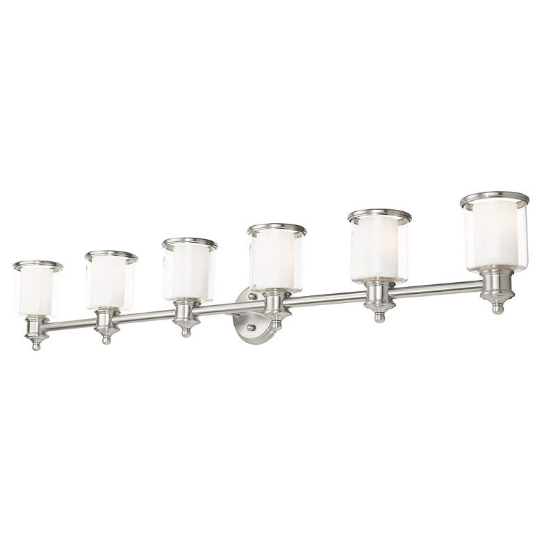 Image 5 Middlebush 6 Light Brushed Nickel Vanity Sconce more views