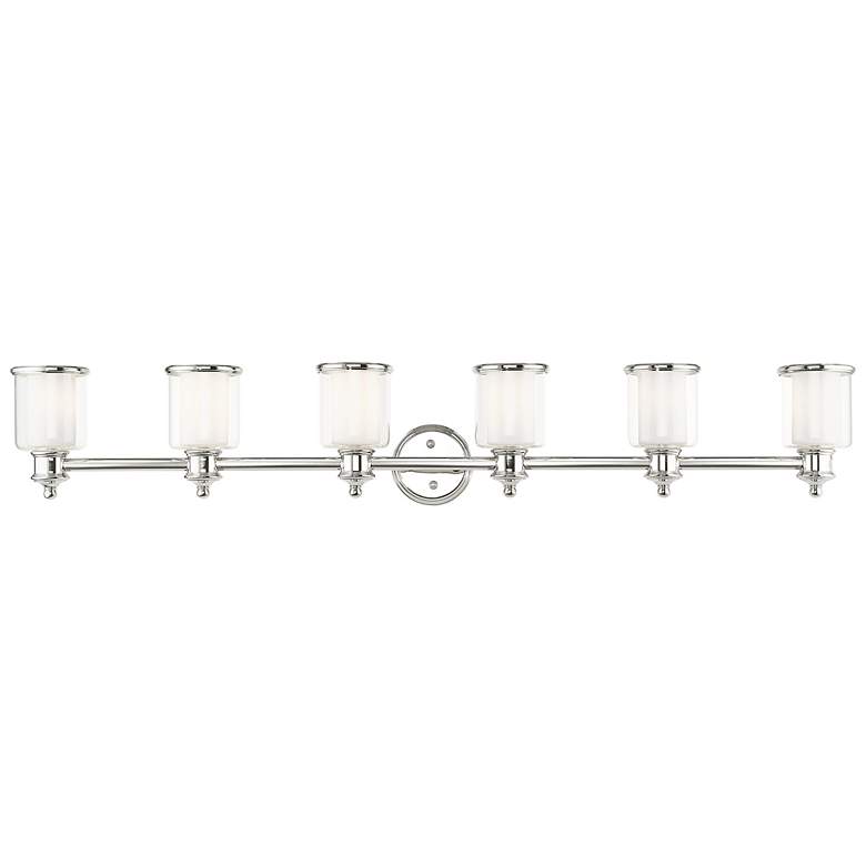 Image 1 Middlebush 6 Light Polished Nickel Vanity Sconce