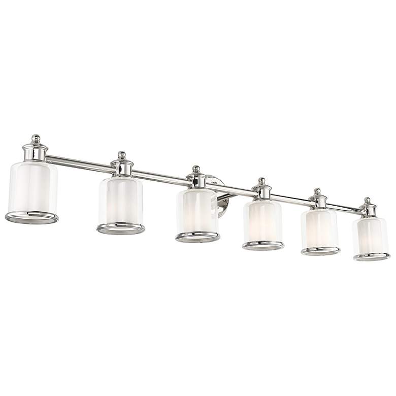 Image 5 Middlebush 6 Light Polished Nickel Vanity Sconce more views