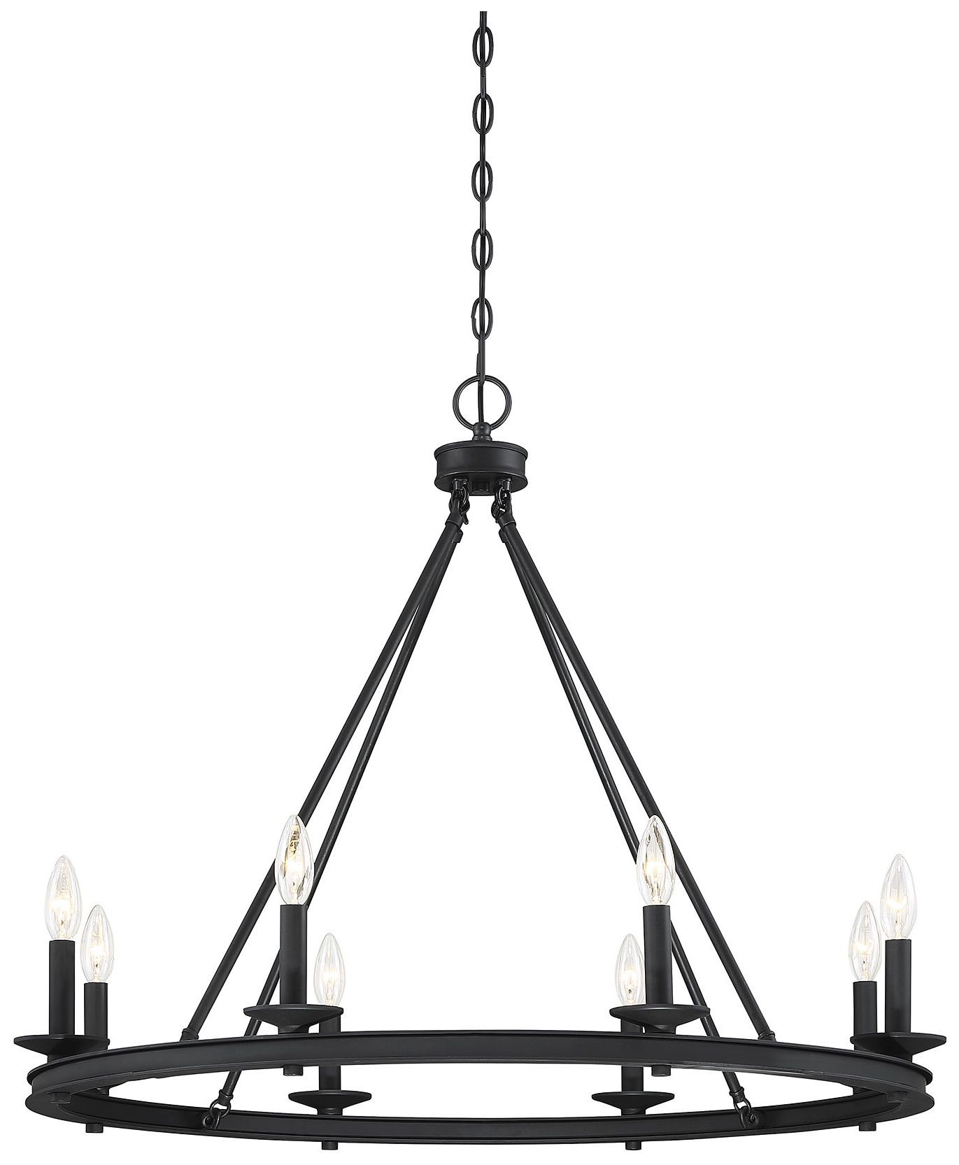 Image 4 Middleton 8-Light Chandelier in Matte Black more views