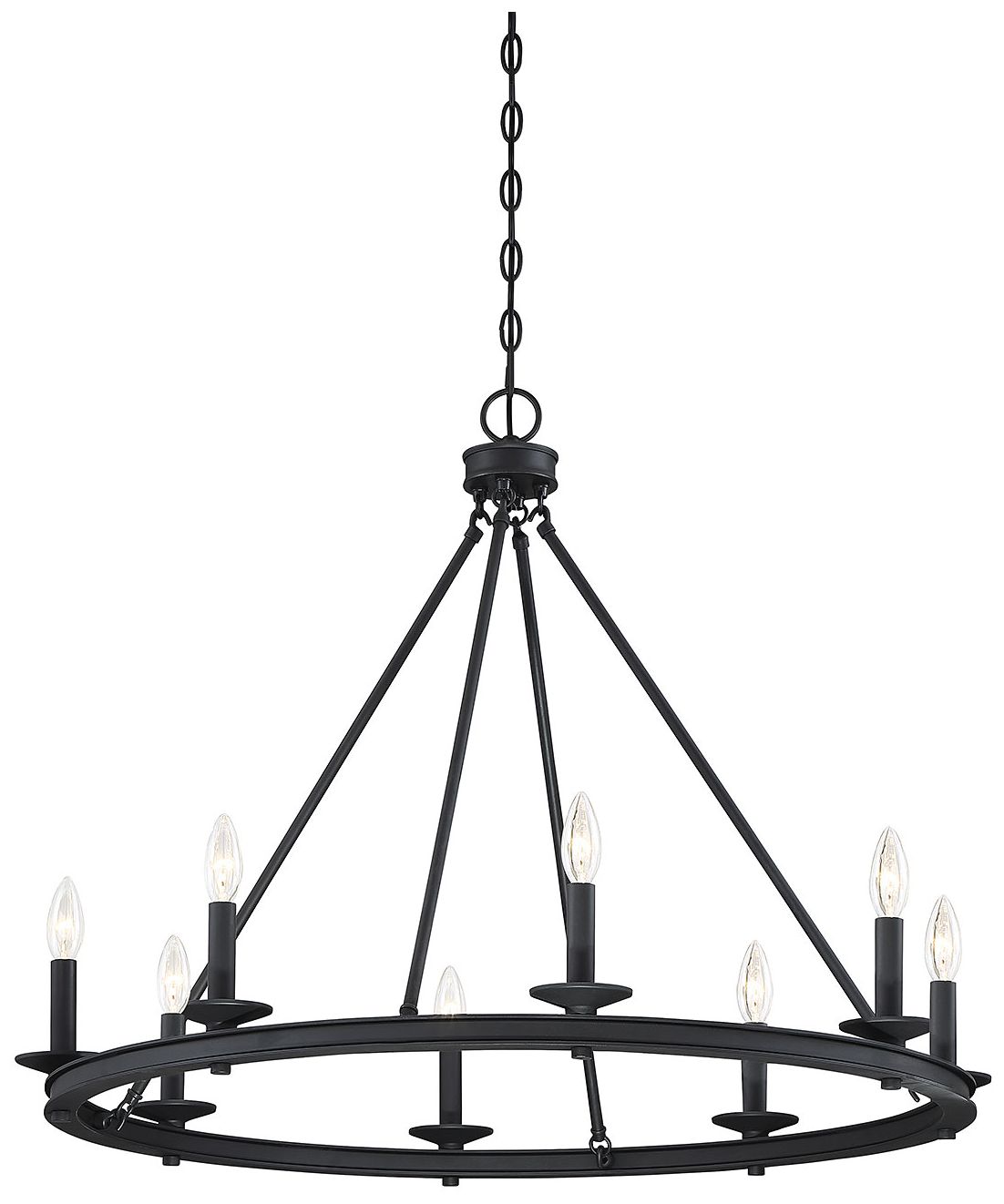 Image 6 Middleton 8-Light Chandelier in Matte Black more views
