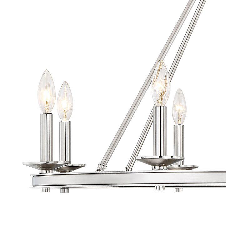 Image 2 Middleton 8-Light Chandelier in Satin Nickel more views