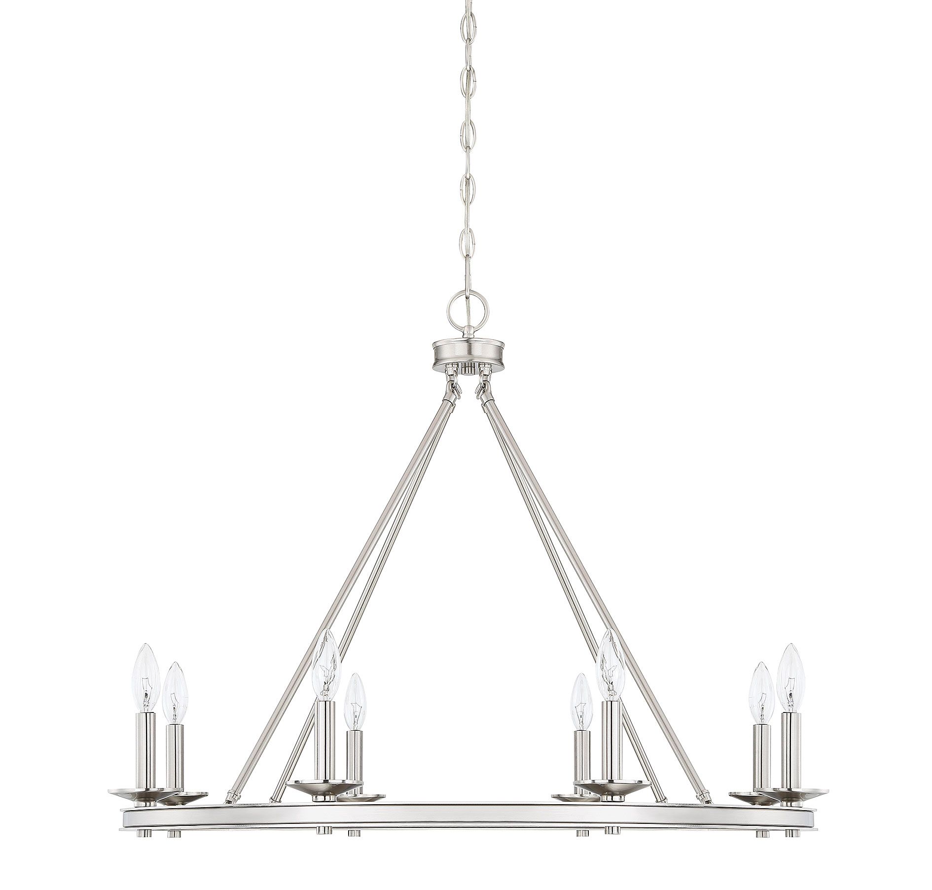 Image 3 Middleton 8-Light Chandelier in Satin Nickel more views