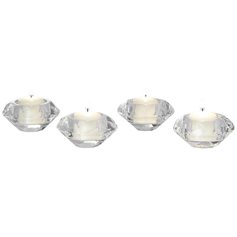 Image 1 Middleton Set of Four Crystal Tealight Candle Holders