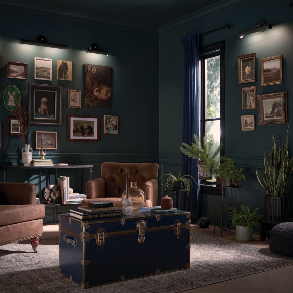 Midi 12 Inch Picture Light in Black