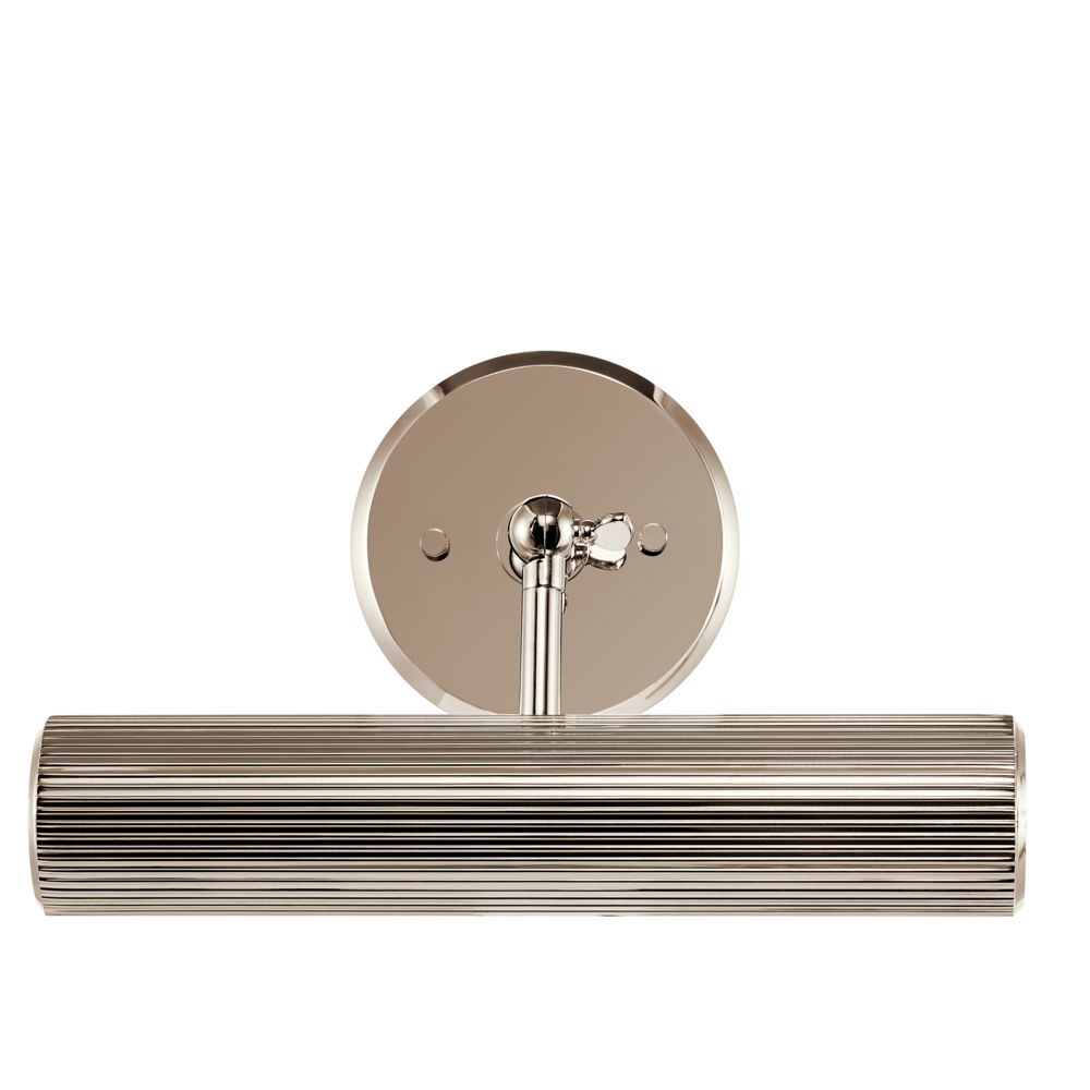 Image 4 Midi 12 Inch Picture Light in Polished Nickel more views