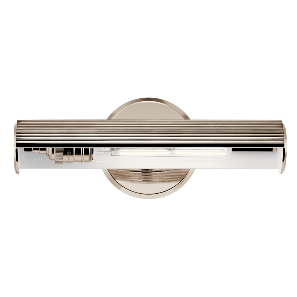 Image 6 Midi 12 Inch Picture Light in Polished Nickel more views