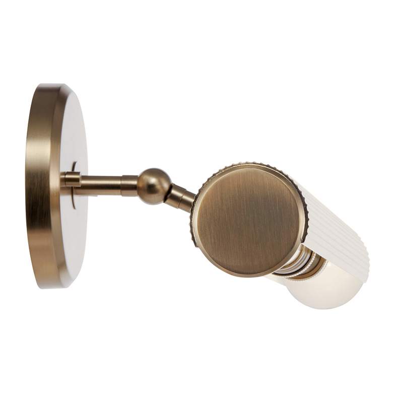 Image 4 Midi 18" Wide Champagne Bronze Direct Wire Picture Light more views