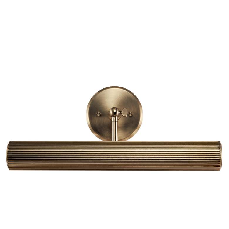 Image 5 Midi 18" Wide Champagne Bronze Direct Wire Picture Light more views