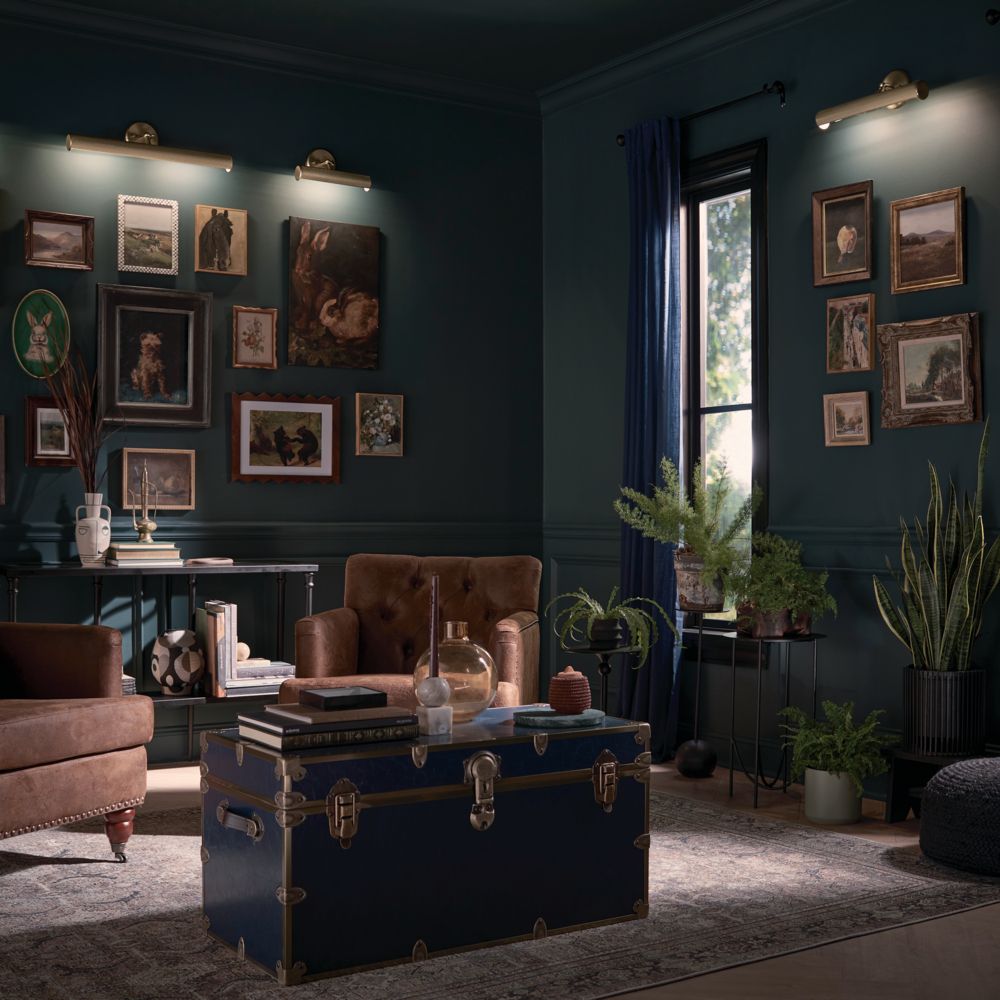 Midi 24" Wide Champagne Bronze Direct Wire Picture Light