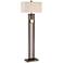 Midland Oil-Rubbed Bronze Floor Lamp with Night Light