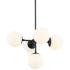 Midnetic 22 1/4" Wide Matte Black 5-Light Pendant