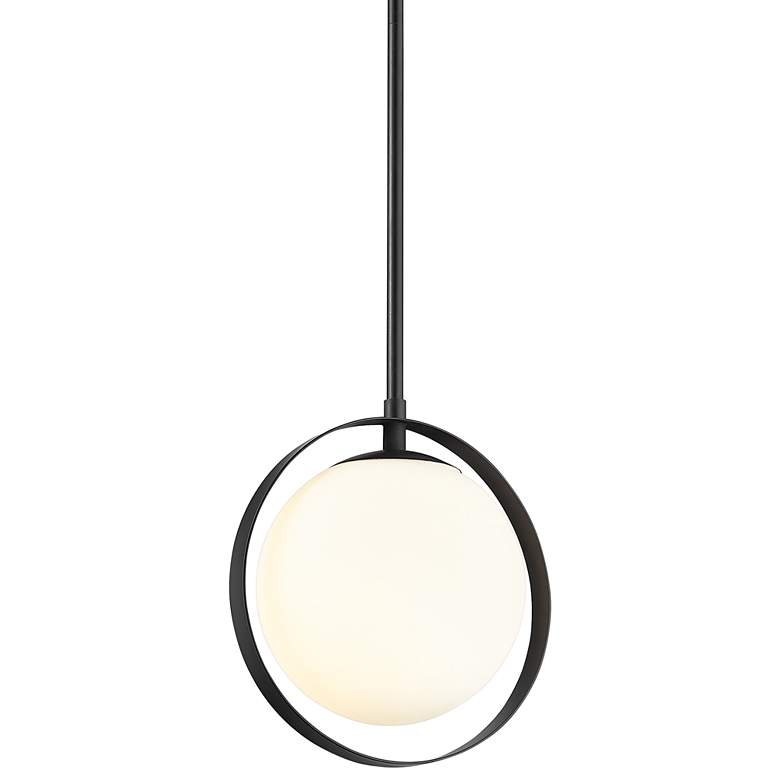 Image 1 Midnetic 24" Wide Matte Black Mini Pendant
