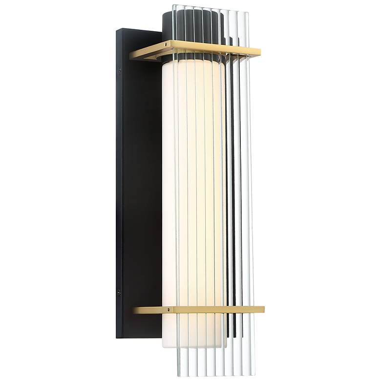 Image 1 Midnight 16" High Modern LED Outdoor Wall Light